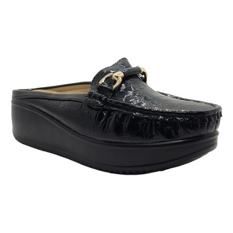 ZAPATOS DE DESCANSO ABIERTOS HUALUNAOTE NEGRO | H-125-2
