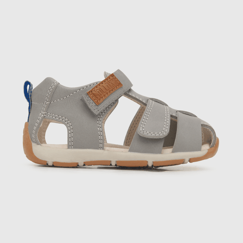 Sandalia Colloky 2 velcros franciscana gris Bebes (18 a 21)-1