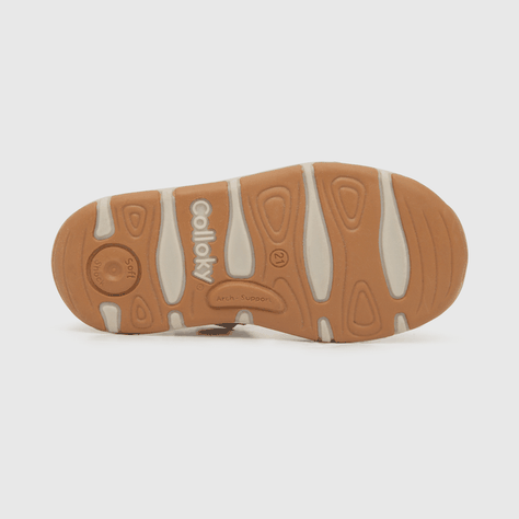 Sandalia Colloky 2 velcros franciscana gris Bebes (18 a 21)-2