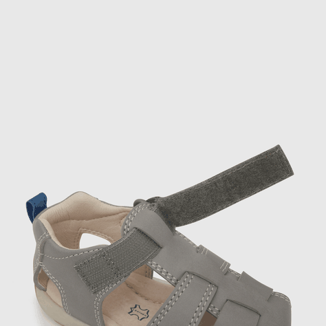 Sandalia Colloky 2 velcros franciscana gris Bebes (18 a 21)-4