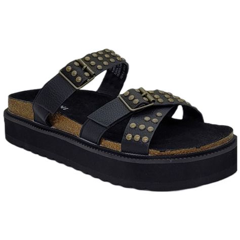 Sandalias Detogni Split Negro VJ230620-0