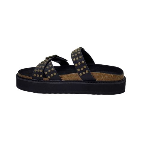 Sandalias Detogni Split Negro VJ230620-1