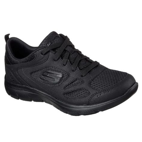 ZAPATILLAS SKECHERS SUMMITS SUITED ESCOLAR 12982-BBK-0