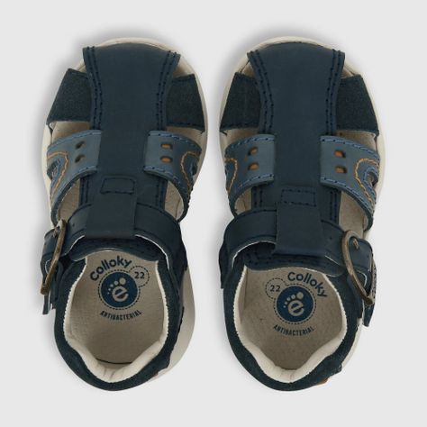 Sandalia Colloky de niño franciscana azul (21 a 27) 430501-3