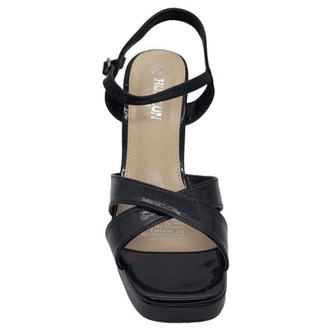 SANDALIAS DE FIESTA HUALUNAOTE BLACK CHAROL | T2129-3