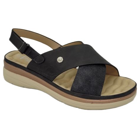 SANDALIA BY PASS NEGRO MUJER V22-Y1173-1A-0