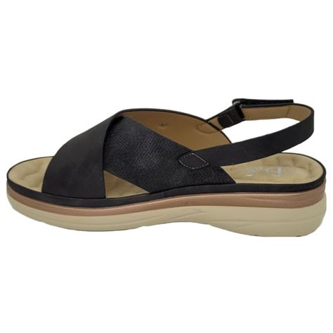 SANDALIA BY PASS NEGRO MUJER V22-Y1173-1A-1