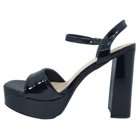 SANDALIAS DE FIESTA HUALUNAOTE BLACK CHAROL | T2116-2