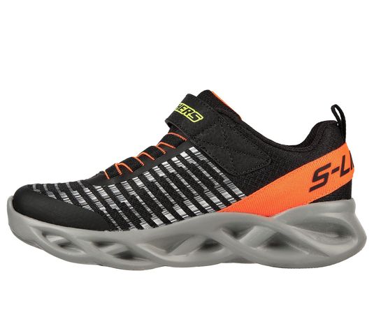 ZAPATILLAS SKECHERS TWISTY BRIGHTS NOVLO NIÑOS 401650L-BKOR-3