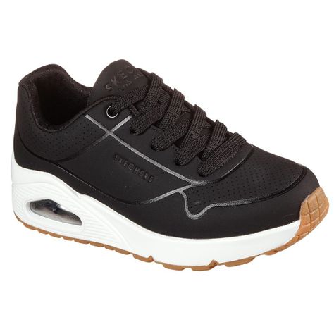 ZAPATILLAS SKECHERS UNO STAND ON AIR NIÑOS 403674L-BLK-0