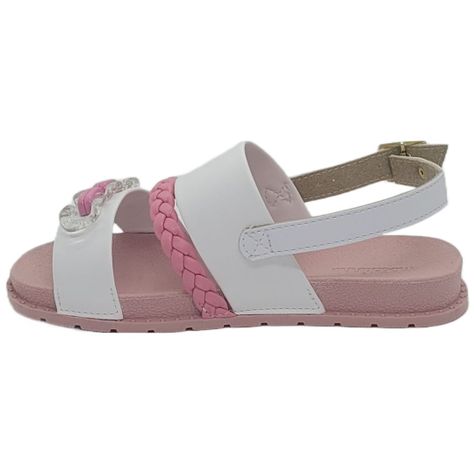 Sandalias Molekinha Blanco/rosado Niñas 2341.106.23876.8282-1