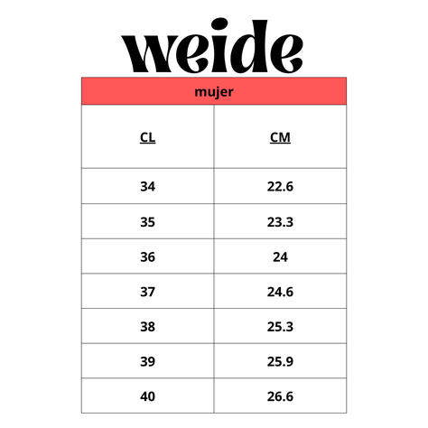 ZAPATILLAS WEIDE BLANCAS (MUJER) | C-10-5