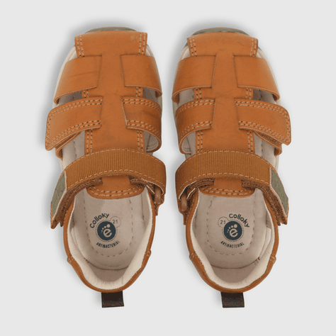 Sandalia Colloky franciscana amarillo Bebes (18 a 21) 33030-3