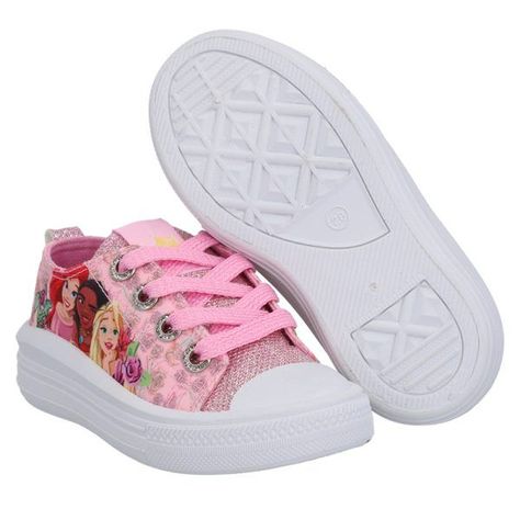 Zapatilla Sportzone Plataforma Baja Lona Rosado Princess Ni-1