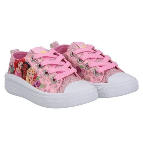 Zapatilla Sportzone Plataforma Baja Lona Rosado Princess Ni-2