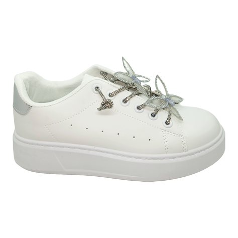 ZAPATILLAS WEIDE BLANCO/PLATEADO | ZW33-0