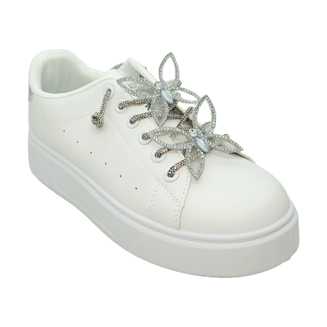 ZAPATILLAS WEIDE BLANCO/PLATEADO | ZW33-1