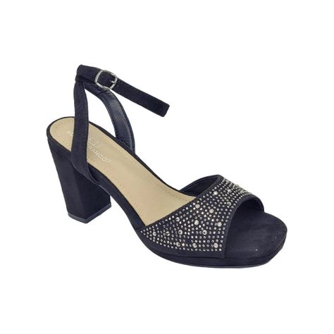 Sandalia De Fiesta Bonny Franco Black 384-0891-0