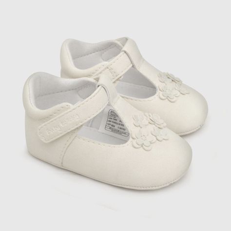 Zapato Colloky Reina clásica flores blanco Bebes (14 a 18) -0