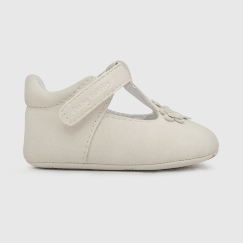Zapato Colloky Reina clásica flores blanco Bebes (14 a 18) -1