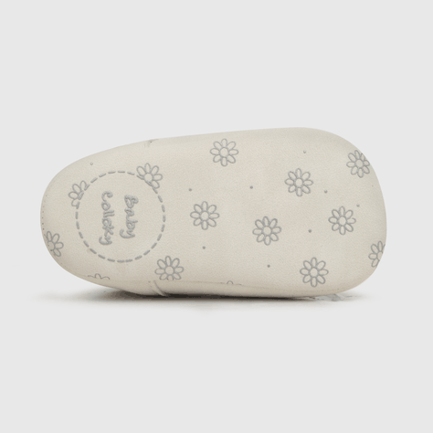 Zapato Colloky Reina clásica flores blanco Bebes (14 a 18) -2