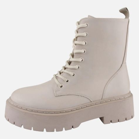 BOTIN CHALADA MUJER PLATAFORMA BEIGE 38-RUST-2-0