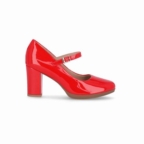 Zapato Mary Jane Mujer Rojo Deise 50 Piccadilly-0