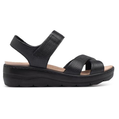 Sandalia Mujer Anabela SPA Negro Piccadilly-0