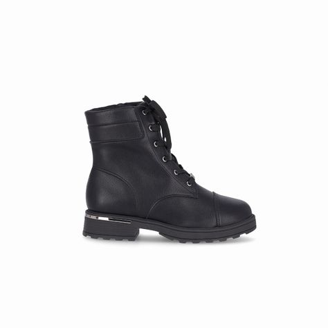 Botin Mujer Negro Gisa/Cordones Piccadilly-0
