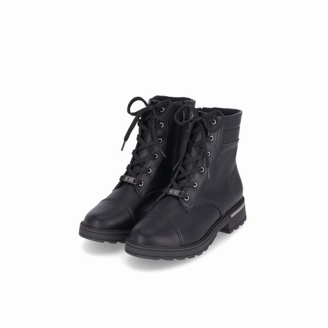 Botin Mujer Negro Gisa/Cordones Piccadilly-1