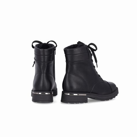 Botin Mujer Negro Gisa/Cordones Piccadilly-2