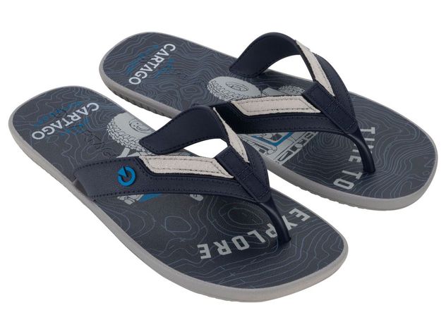 Sandalia Hombre Gris/Azul Dakar Cartago-1