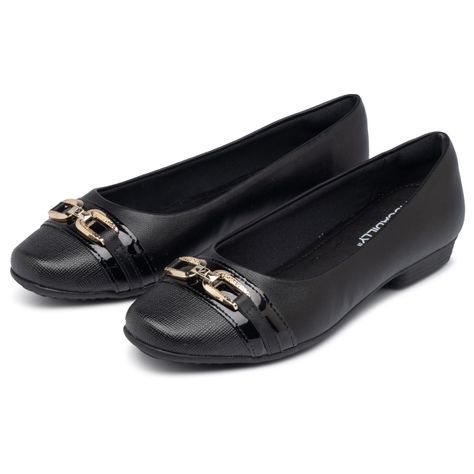 Zapato Mujer Negro/Dorado Raquel Piccadilly-2