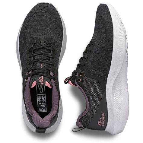 Zapatilla Running Mujer Griff Negro-3