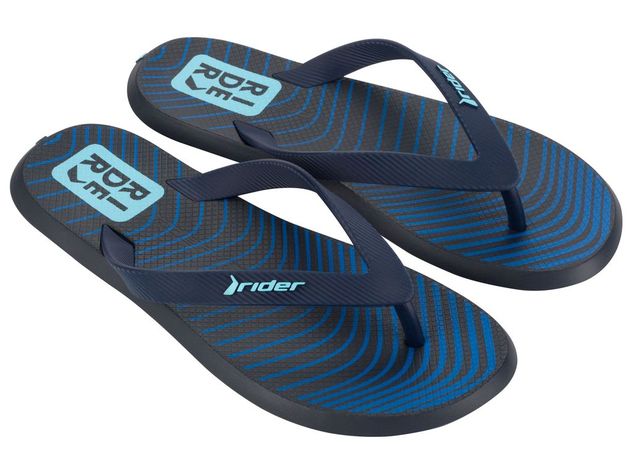 Sandalia Hombre Negro/Azul  R1 Style Rider-1