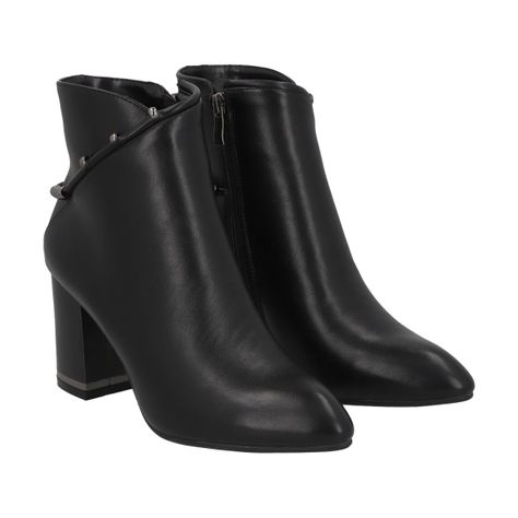 Botin Mujer Negro/Plata Tini Police-0
