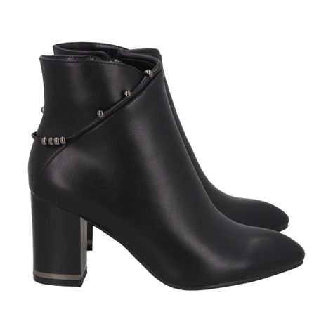 Botin Mujer Negro/Plata Tini Police-1