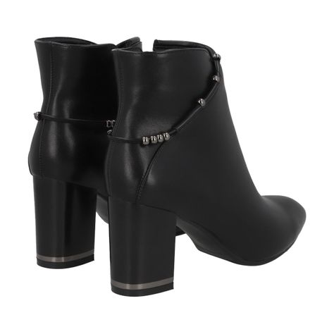Botin Mujer Negro/Plata Tini Police-3