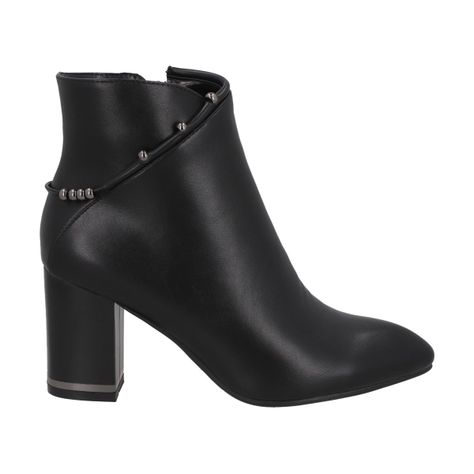 Botin Mujer Negro/Plata Tini Police-4
