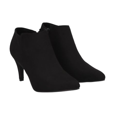 Botin Mujer Negro Lia Police-0