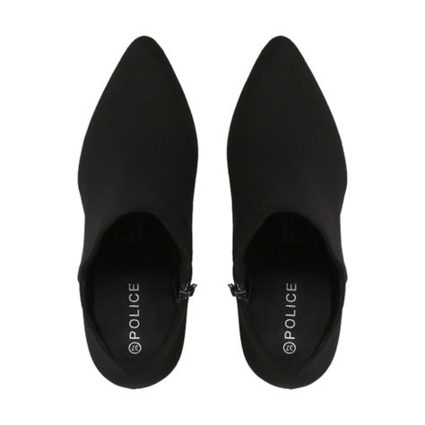 Botin Mujer Negro Lia Police-1