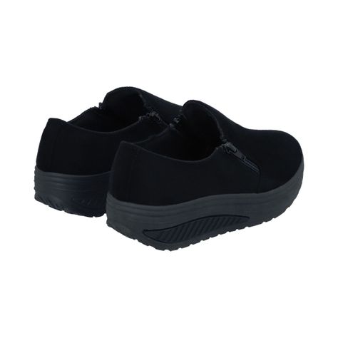 Mocasín Mujer Negro Sole Police-3