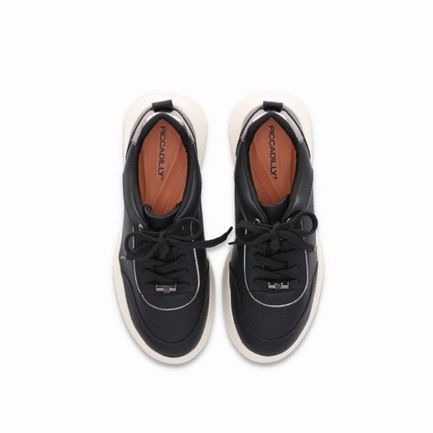 Zapatilla Mujer Negro Fascitis 965 Piccadilly-2