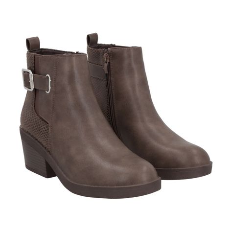 Botin Mujer Café Harper Police-0