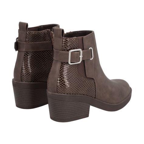 Botin Mujer Café Harper Police-3