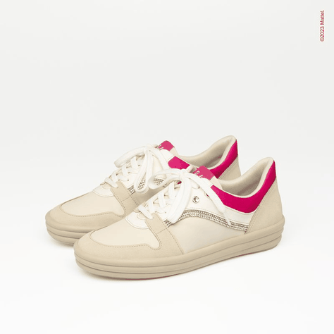 Zapatilla Mujer Rosa/Beige Barbie Piccadilly-0