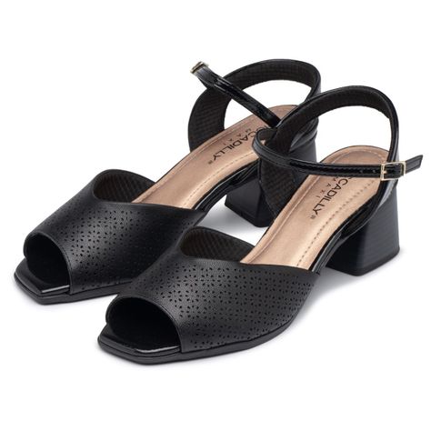 Sandalia Mujer Negro Adriana Piccadilly-1
