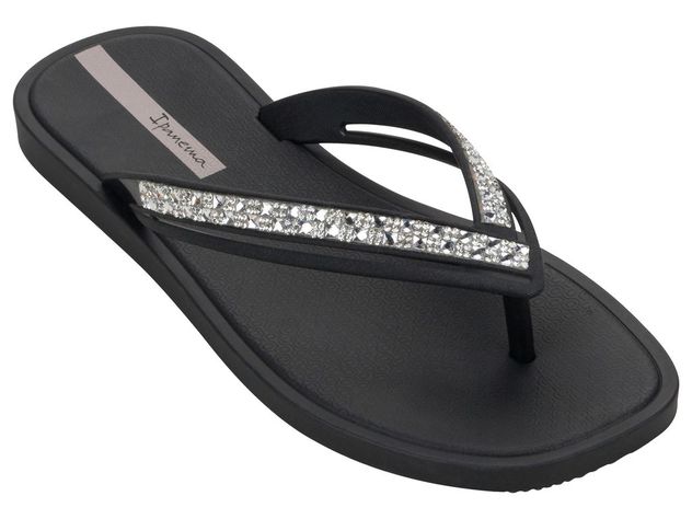 Sandalia Mujer Negro Cristal Ipanema-1
