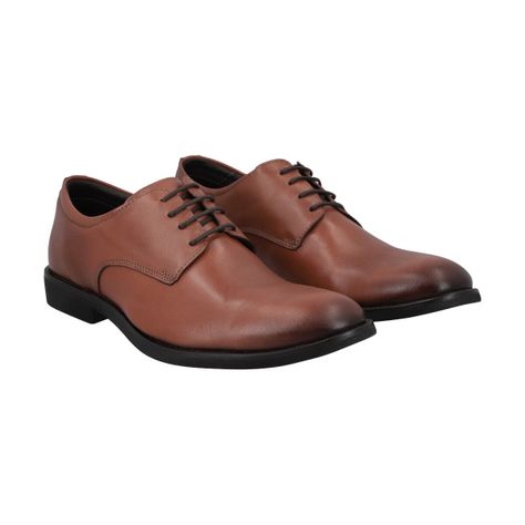 Zapato Formal Hombre Cuero Marron Perlatto-0