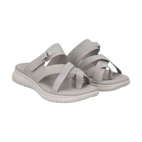 Sandalia Mujer Gris Valentina Police-0